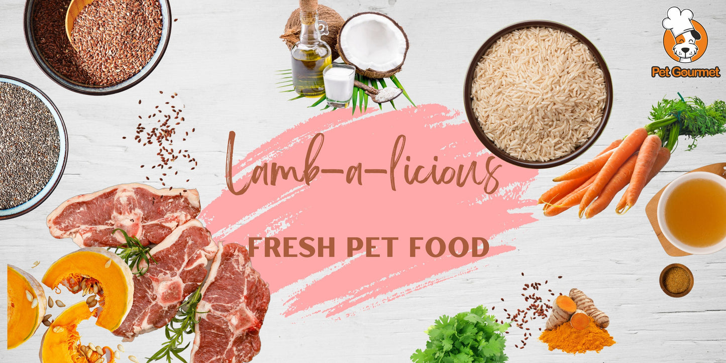 Pet Gourmet Lamb and Brown Rice Fresh Pet Food: Nutrient-Rich and Delivered Fresh
